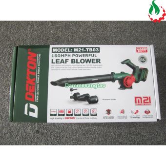 Máy thổi bụi pin 21V Dekton M21-TB03 160MPH (Động cơ có than)