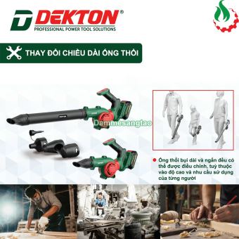 Máy thổi bụi pin 21V Dekton M21-TB03 160MPH (Động cơ có than)