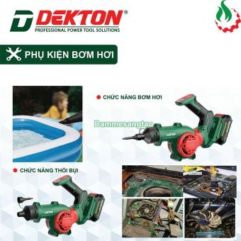 Máy thổi bụi pin 21V Dekton M21-TB03 160MPH (Động cơ có than)