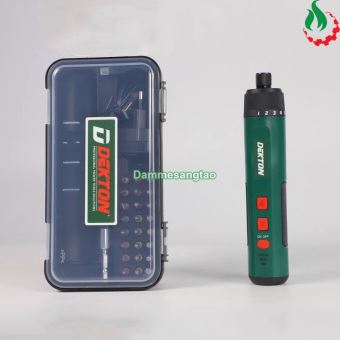 Máy vặn vít cấp trượt mini pin 4V Dekton DK-VT08N 8Nm