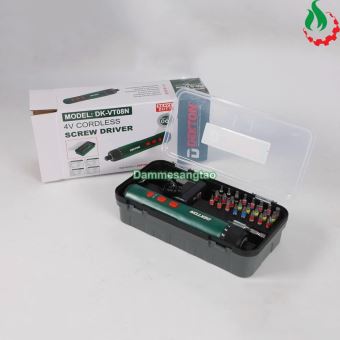 Máy vặn vít cấp trượt mini pin 4V Dekton DK-VT08N 8Nm