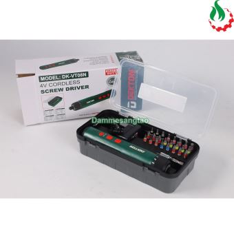 Máy vặn vít cấp trượt mini pin 4V Dekton DK-VT08N 8Nm