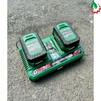 Sạc pin Dekton 21V M21-S40x2Plus (4.0A x 2 cổng) chân pin Makita (Sạc đôi)