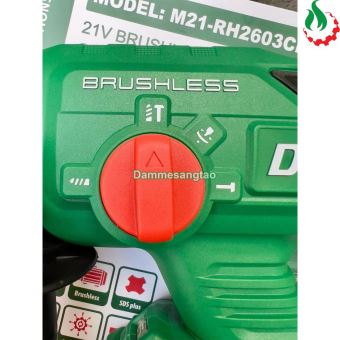 Máy khoan bê tông pin 21V Dekton M21-RH2603CP (3 Chức năng)