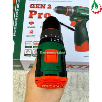 Máy khoan pin 14V Dekton D16-KB1055PRO 55Nm (Động cơ không chổi than)