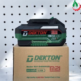 Pin Dekton 21V M21-B4000Plus chân pin Makita (Dung lượng 4AH)