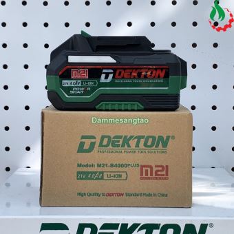 Pin Dekton 21V M21-B4000Plus chân pin Makita (Dung lượng 4AH)