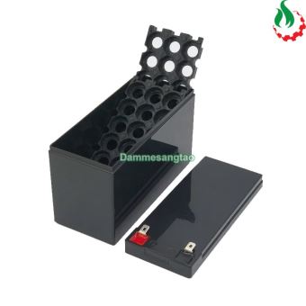 Vỏ bình acquy 21 cell 18650 12V 3S7P hoặc 24V 7S3P (kèm mạch)