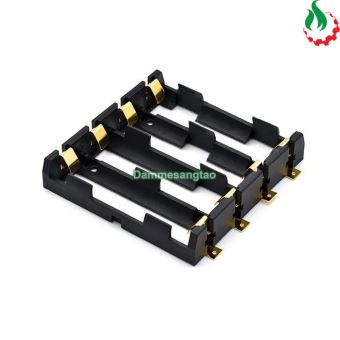 Đế pin 18650 1 cell - 4 cell chân mạ vàng