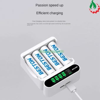 Bộ sạc pin Beston 1.2V AA AAA tự động ngắt khi sạc đầy