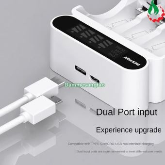 Bộ sạc pin Beston 1.2V AA AAA tự động ngắt khi sạc đầy