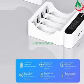 Bộ sạc pin Beston 1.2V AA AAA tự động ngắt khi sạc đầy