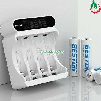 Bộ sạc pin Beston 1.2V AA AAA tự động ngắt khi sạc đầy