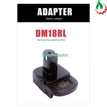 Đế chuyển pin Dewalt Milwaukee 18V sang máy Ryobi 18V (DM18RL)