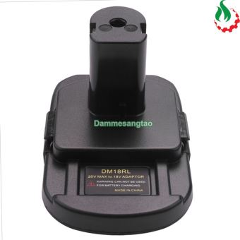 Đế chuyển pin Dewalt Milwaukee 18V sang máy Ryobi 18V (DM18RL)