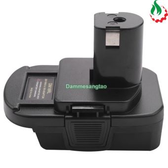 Đế chuyển pin Dewalt Milwaukee 18V sang máy Ryobi 18V (DM18RL)