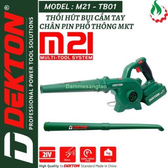 Máy thổi bụi pin 21V Dekton M21-TB01