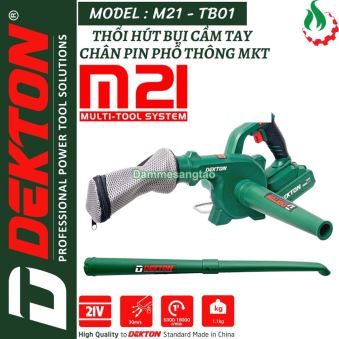 Máy thổi bụi pin 21V Dekton M21-TB01