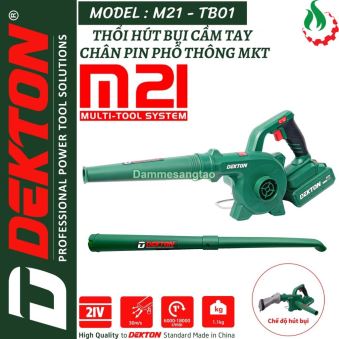Máy thổi bụi pin 21V Dekton M21-TB01