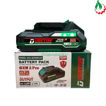 Pin DEKTON 21V M21-B2500PLUS chân pin Makita