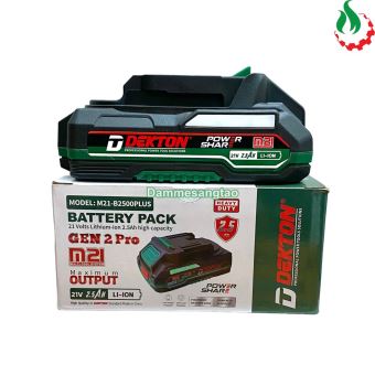 Pin DEKTON 21V M21-B2500PLUS chân pin Makita