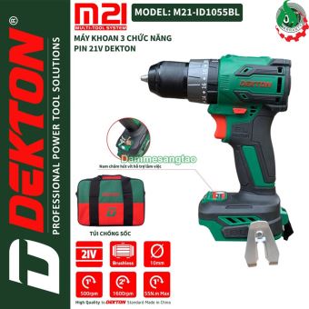 Máy khoan pin 21V Dekton M21-ID1055BL 55Nm