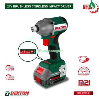 Máy bắn vít pin 21V Dekton M21-CV230N 230Nm