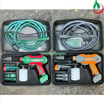 Máy rửa xe pin 21V Dekton M21-SRX1401BL