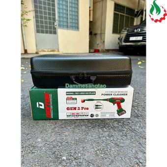 Máy rửa xe pin 21V Dekton M21-SRX1401BL