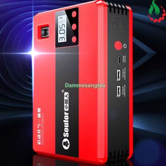 Kích bình kiêm bơm lớp ô tô đa năng 4IN1 Soulor Q8D 68900mAh