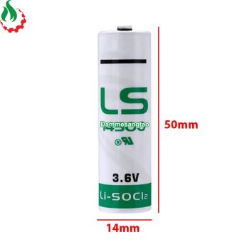 Pin nuôi nguồn PLC AA LS14500 3.6V 2600mah (Li-socl2)