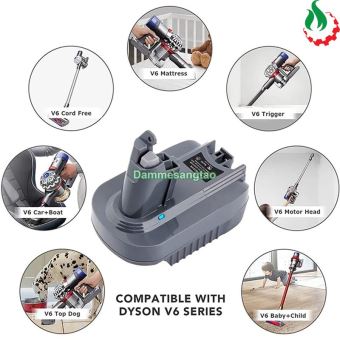 Đế chuyển Pin Mikita 18V sang máy Dyson 18V (MT18DSV6)