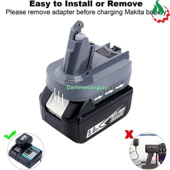 Đế chuyển Pin Mikita 18V sang máy Dyson 18V (MT18DSV6)