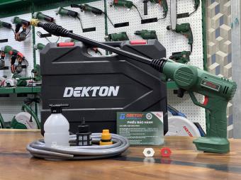 Máy rửa xe dùng pin 18V Dekton M21 CW4000