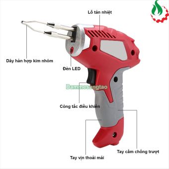 Mỏ hàn xung điện 220V công suất 180W MT-SG180P (Tặng kèm mỡ hàn và mũi hàn)
