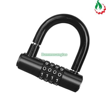 Ổ khóa số chữ U cao cấp khoá 4 số chống trộm an toàn bảo mật