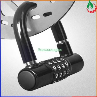 Ổ khóa số chữ U cao cấp khoá 4 số chống trộm an toàn bảo mật