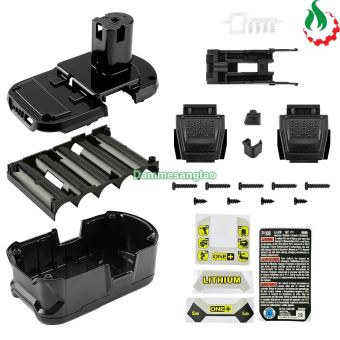Vỏ pin ryobi 18V 5S2P Li-ion 3.7V nhận sạc zin