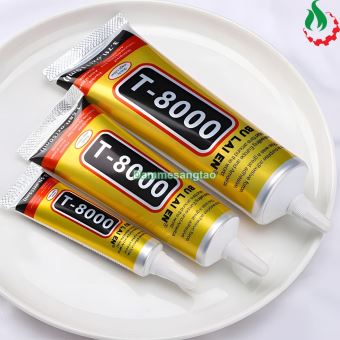 Keo dán T8000 trong suốt dán màn hình điện thoại, ốp lưng, điện tử