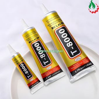 Keo dán T8000 trong suốt dán màn hình điện thoại, ốp lưng, điện tử
