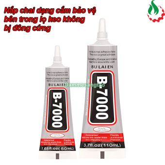Keo dán B7000 trong suốt siêu dính dán điện thoại, trang sức, đồ thủ công