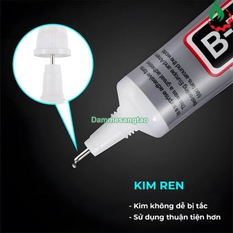 Keo dán B7000 trong suốt siêu dính dán điện thoại, trang sức, đồ thủ công