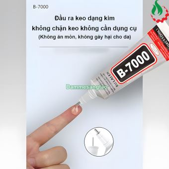 Keo dán B7000 trong suốt siêu dính dán điện thoại, trang sức, đồ thủ công