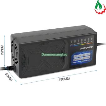 Sạc xe điện 72V dùng cho bình Acquy chống phù bình có hiển thị phần trăm sạc