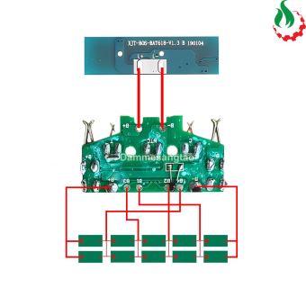 Mạch Bosch 5S 18V Li-ion 3.7V nhận sạc zin