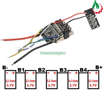 Mạch pin DEWALT 20V 18650 5S nhận sạc zin