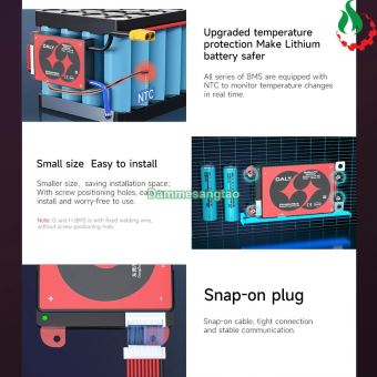 Mạch 16S 60V 30A BW bảo vệ pin Li-ion 3.7V