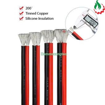 Dây điện chống cháy silicon AWG cao cấp siêu mềm