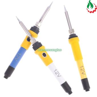 Mỏ hàn 12V DC 60W cấp nguồn bằng cổnng DC 5.5 x 2.1mm (Không nguồn)