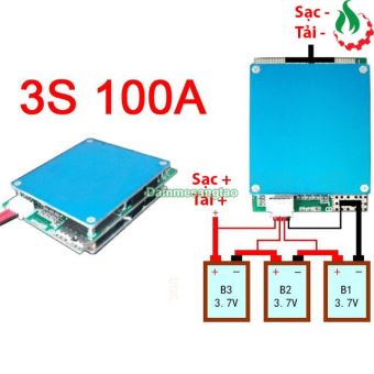 Mạch 3S 12V-100A BW bảo vệ pin Li-ion 3.7V dùng cho UPS